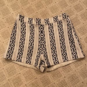 Hollister high waisted tribal shorts. Size 3